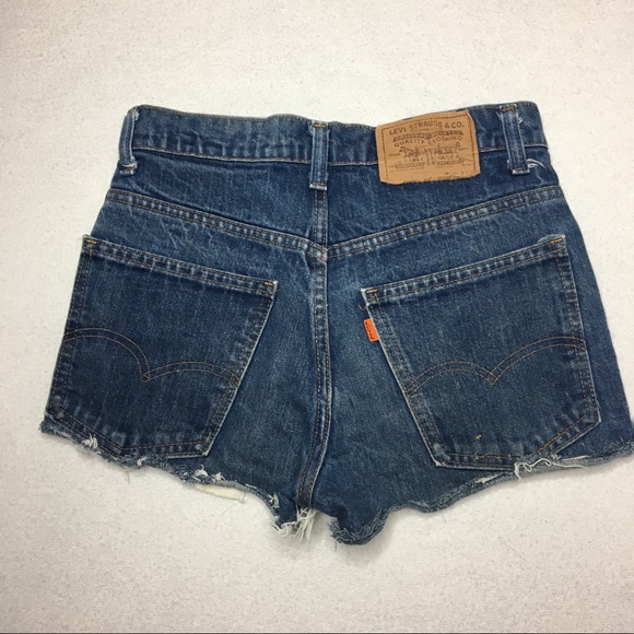Levi's Pants - Vintage Orange Tab High Waist Levi’s Shorts